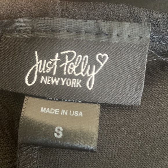 Hot Topic Just Polly Black Side Cutout Flare Pants - Picture 2 of 2